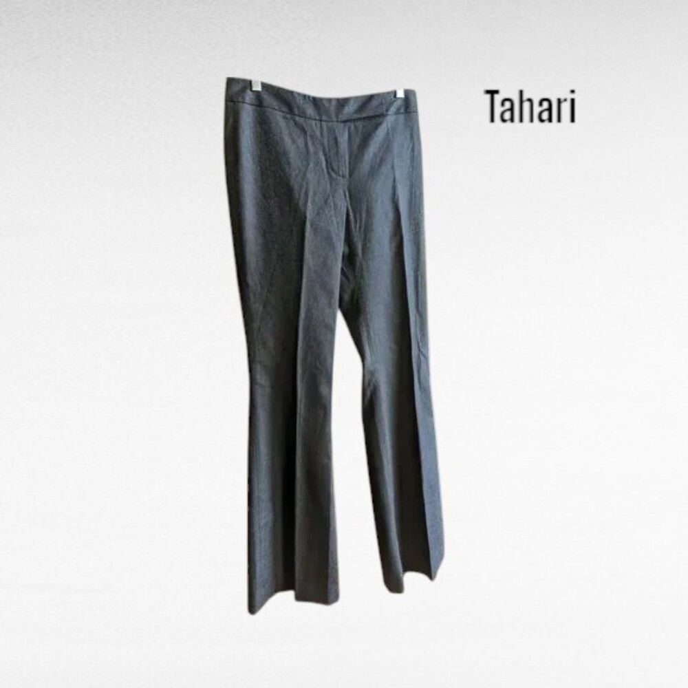 NWT  Tahari Laurel black dress pants  Sz  4
